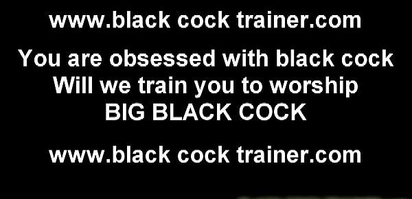  Sit in the corner and watch while I sit on a big black cock